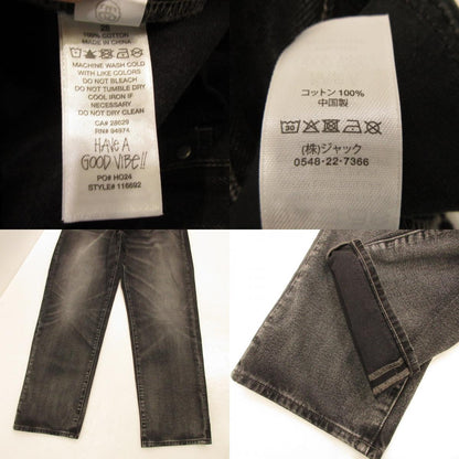 【中古】STUSSY | ステューシー BIG OL' JEAN VINTAGE DENIM 'Black Vintage Wash' デニムパンツ 116692 2025S/S ブラック サイズ：28