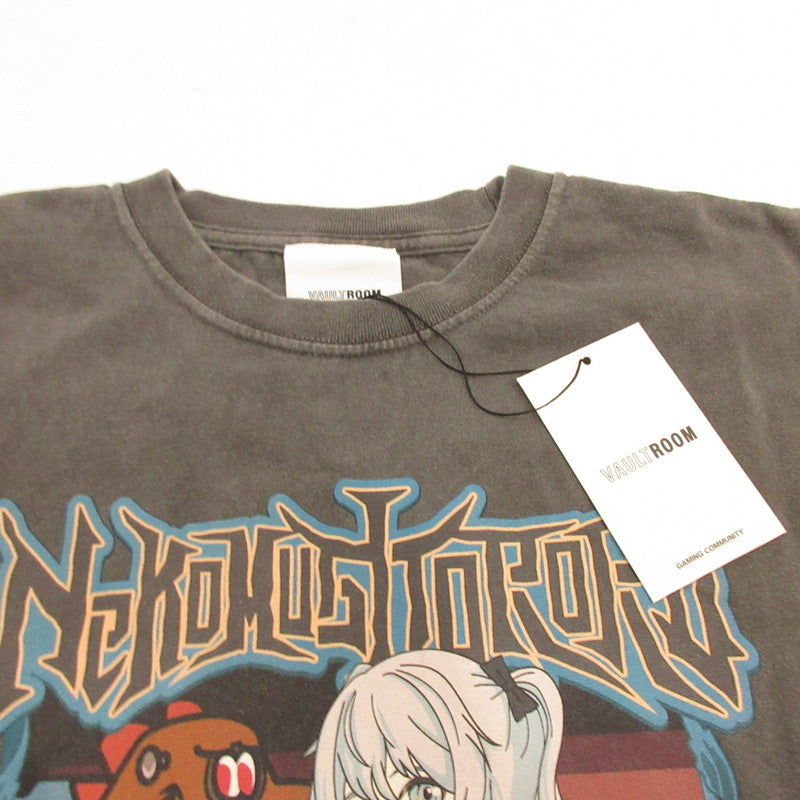 【中古】 VR×TORORO TEE 半袖Ｔシャツ チャコールグレー サイズ：L