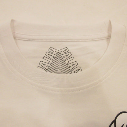 【中古】PALACE SKATEBOARDS | パレススケートボード PALMATION T-SHIRT 半袖Ｔシャツ P29TS017 ホワイト サイズ：L