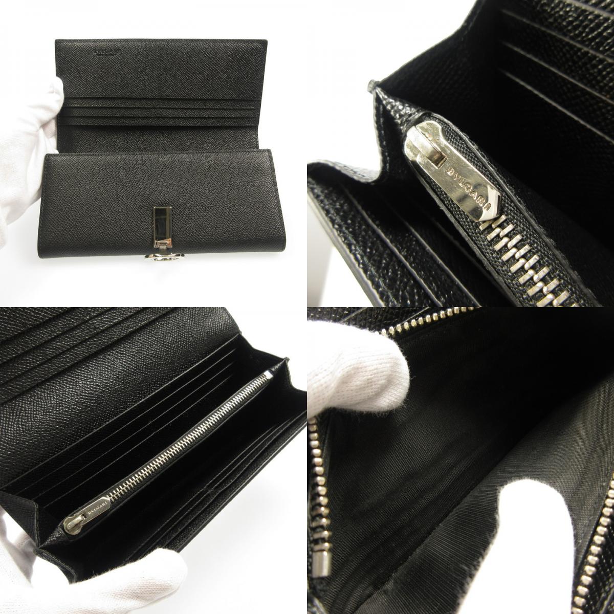 【中古】BVLGARI | ブルガリ クリップラージウォレット 長財布 289381