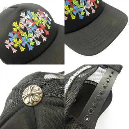 【中古】CHROME HEARTS | クロムハーツ MLTCOL CEM CRS Trucker Cap キャップ ｻｲｽﾞ:ONE 国内正規品 ブラック