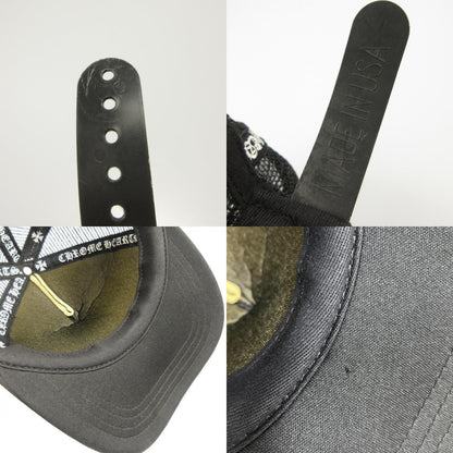【中古】CHROME HEARTS | クロムハーツ MLTCOL CEM CRS Trucker Cap キャップ ｻｲｽﾞ:ONE 国内正規品 ブラック