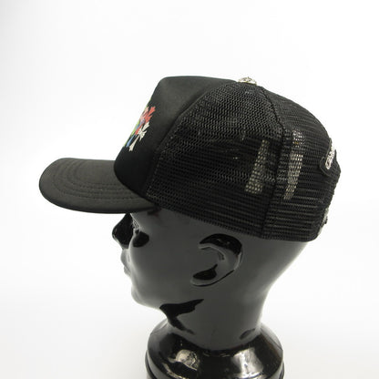 【中古】CHROME HEARTS | クロムハーツ MLTCOL CEM CRS Trucker Cap キャップ ｻｲｽﾞ:ONE 国内正規品 ブラック
