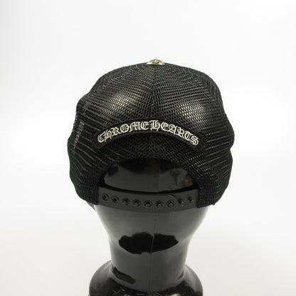 【中古】CHROME HEARTS | クロムハーツ MLTCOL CEM CRS Trucker Cap キャップ ｻｲｽﾞ:ONE 国内正規品 ブラック