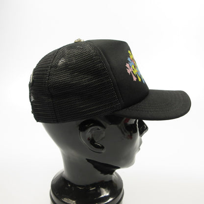 【中古】CHROME HEARTS | クロムハーツ MLTCOL CEM CRS Trucker Cap キャップ ｻｲｽﾞ:ONE 国内正規品 ブラック