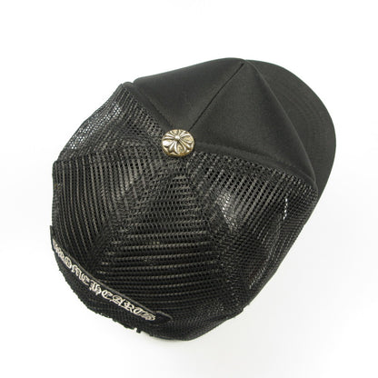 【中古】CHROME HEARTS | クロムハーツ MLTCOL CEM CRS Trucker Cap キャップ ｻｲｽﾞ:ONE 国内正規品 ブラック