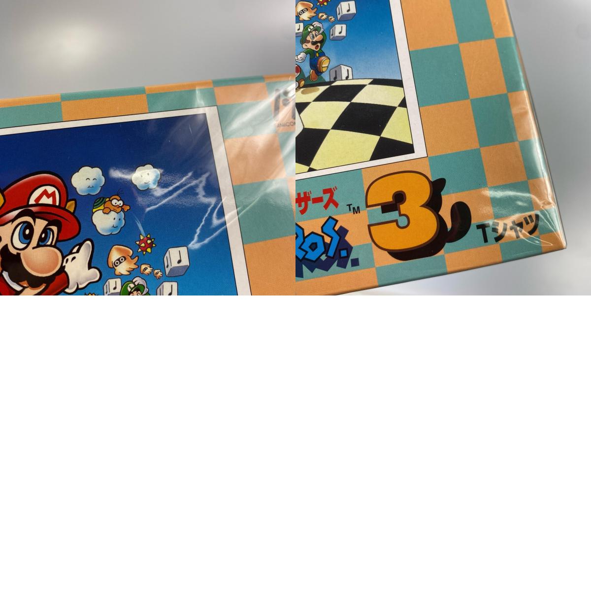 【中古】 スーパーマリオブラザーズ3 半袖Ｔシャツ ブルー サイズ：L