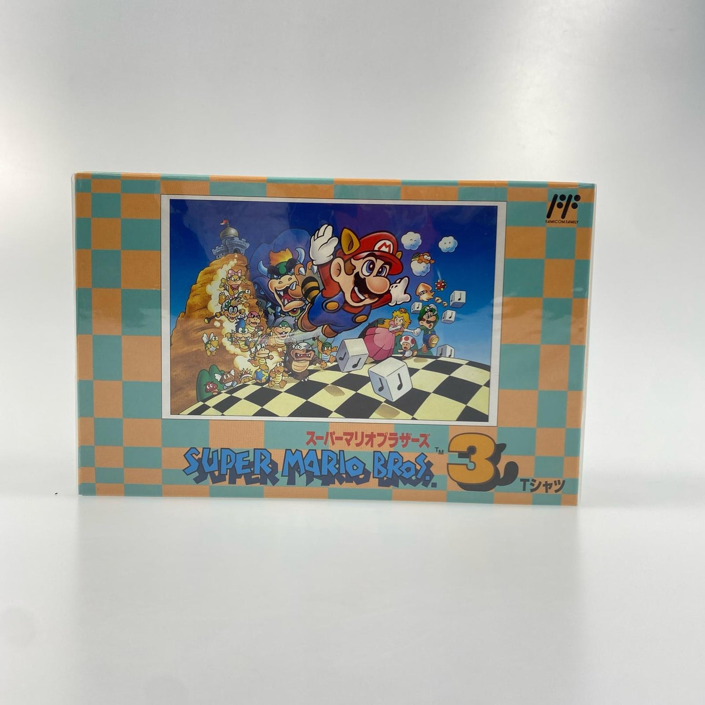 【中古】 スーパーマリオブラザーズ3 半袖Ｔシャツ ブルー サイズ：L