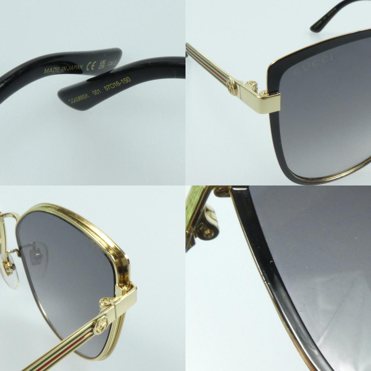【中古】GUCCI | グッチ フォックス サングラス GG0589SK ｻｲｽﾞ:57□16