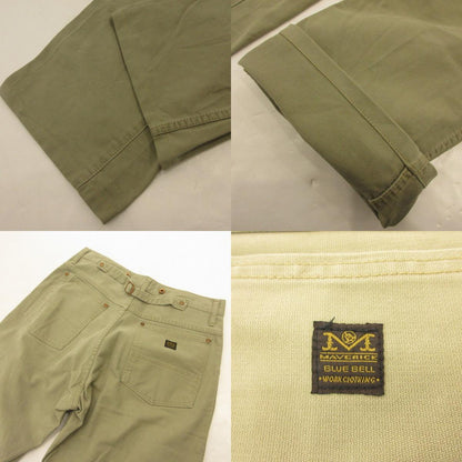 【中古】 シンチバックダブルニー パンツ E1055 年式:80s ラングラージャパン カーキ