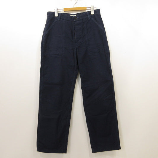 【中古】DUBBLEWORKS | ダブルワークス パンツ 13スターボタン ネイビー サイズ：32
