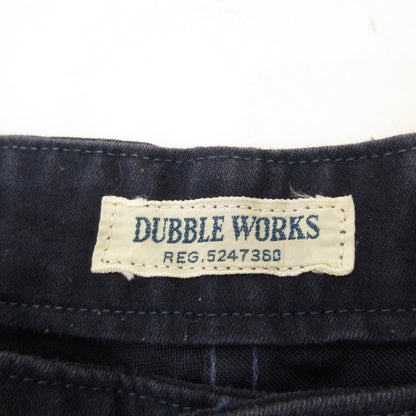 【中古】DUBBLEWORKS | ダブルワークス パンツ 13スターボタン ネイビー サイズ：32