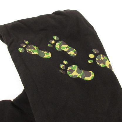 【中古】A BATHING APE | アベイシングエイプ TOM AND JERRY FOOTPRINTS PULLOVER HOODIE パーカー 001PPH231911X ブラック サイズ：L