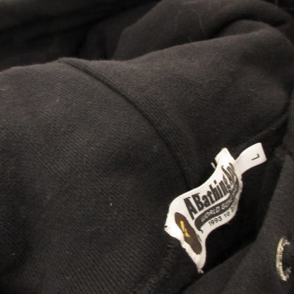 【中古】A BATHING APE | アベイシングエイプ TOM AND JERRY FOOTPRINTS PULLOVER HOODIE パーカー 001PPH231911X ブラック サイズ：L