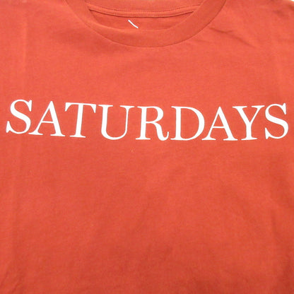 【中古】SATURDAYS NYC | サタデーズ　サタデイズ 半袖Ｔシャツ ボルドー/バーガンディー サイズ：M