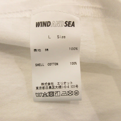 【中古】WIND AND SEA | ウィンダンシーウインダンシー (monogram) T-SHIRT 半袖Ｔシャツ WDS-XXX-05 ホワイト サイズ：L