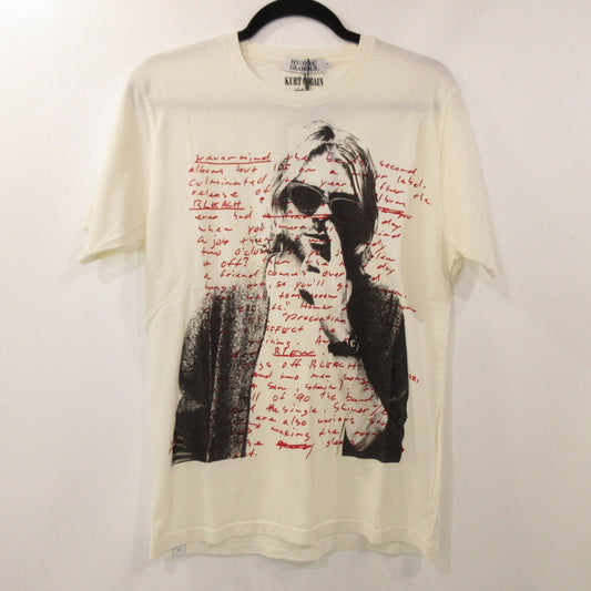 【中古】HYSTERIC GLAMOUR | ヒステリックグラマー KURT COBAIN 半袖Ｔシャツ 0211CT10 ホワイト サイズ：M