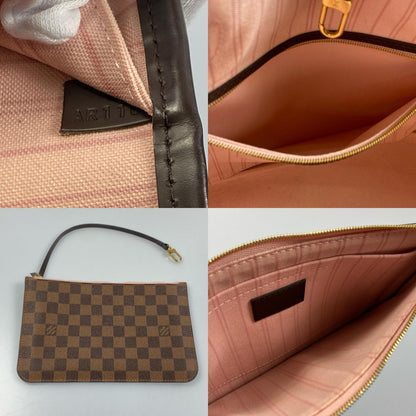 【中古】LOUIS VUITTON | ルイ・ヴィトン ネヴァーフルMM トートバッグ N41603 ダミエ MS1129 ローズバレリーヌ