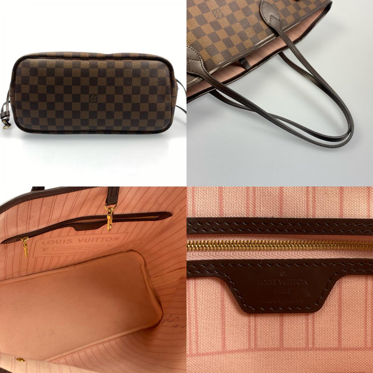 【中古】LOUIS VUITTON | ルイ・ヴィトン ネヴァーフルMM トートバッグ N41603 ダミエ MS1129 ローズバレリーヌ