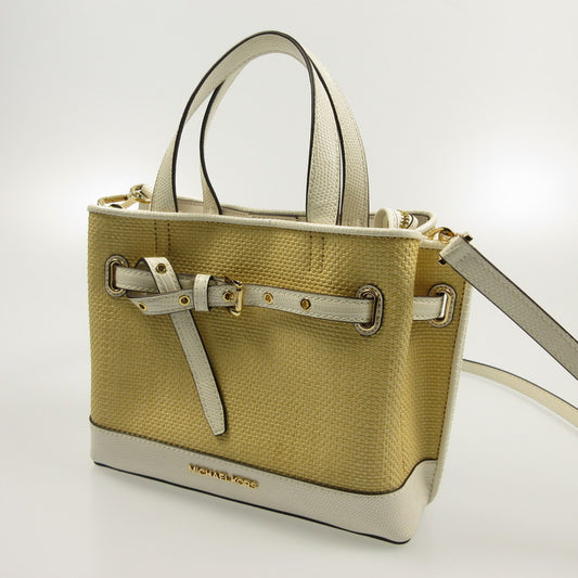 【中古】Michael Kors | マイケルコース EMILIA サッチェルスモール その他バッグ 35T2GU5S1W 2022S/S ベージュ