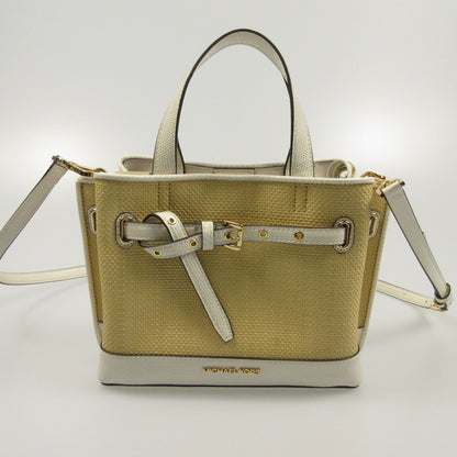 【中古】Michael Kors | マイケルコース EMILIA サッチェルスモール その他バッグ 35T2GU5S1W 2022S/S ベージュ