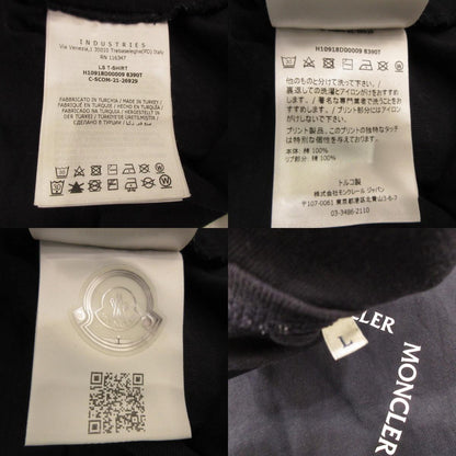 【中古】MONCLER | モンクレール 長袖Ｔシャツ H10918D00009 国内正規品 ネイビー サイズ：L