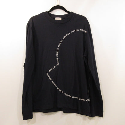 【中古】MONCLER | モンクレール 長袖Ｔシャツ H10918D00009 国内正規品 ネイビー サイズ：L