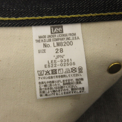 【中古】Lee | リー AMERICAN RIDERS 200 フルカットジーンズ デニムパンツ LM8200 ネイビー サイズ：28
