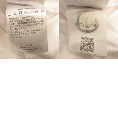 MONCLER | Moncler Short-Sleeved T-Shirt F10918C70710 Authentic Domestic Product White Size: M
