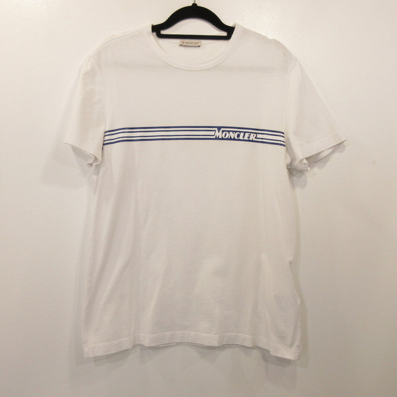 MONCLER | Moncler Short-Sleeved T-Shirt F10918C70710 Authentic Domestic Product White Size: M