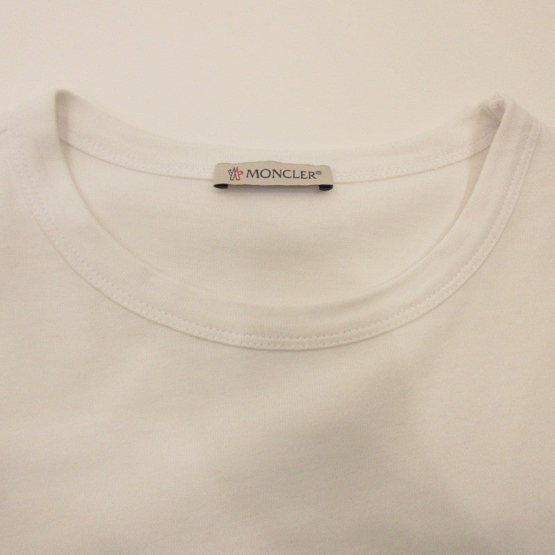 MONCLER | Moncler Short-Sleeved T-Shirt F10918C70710 Authentic Domestic Product White Size: M