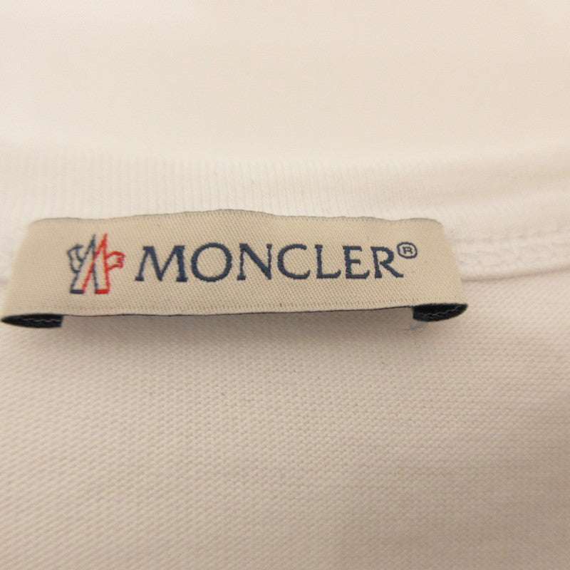 MONCLER | Moncler Short-Sleeved T-Shirt F10918C70710 Authentic Domestic Product White Size: M