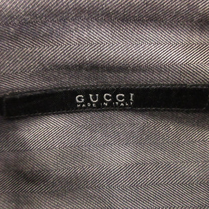 【中古】GUCCI | グッチ 長袖シャツ 20726-23178 国内正規品 グレー サイズ：40