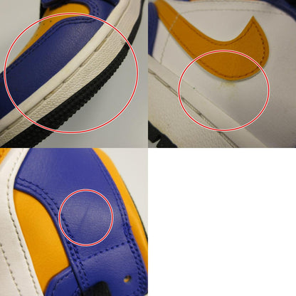 [Used] NIKE | Nike AIR JORDAN 1 MID LAKERS Sneakers DQ8426-517 Year: 2022 A/W Multi-color 25.5cm