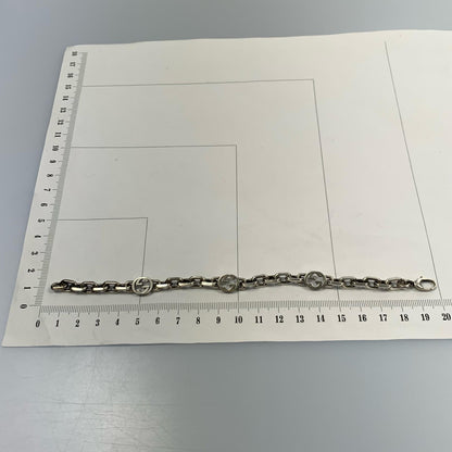 【中古】GUCCI | グッチ インターロッキングチェーン ブレスレット 620798