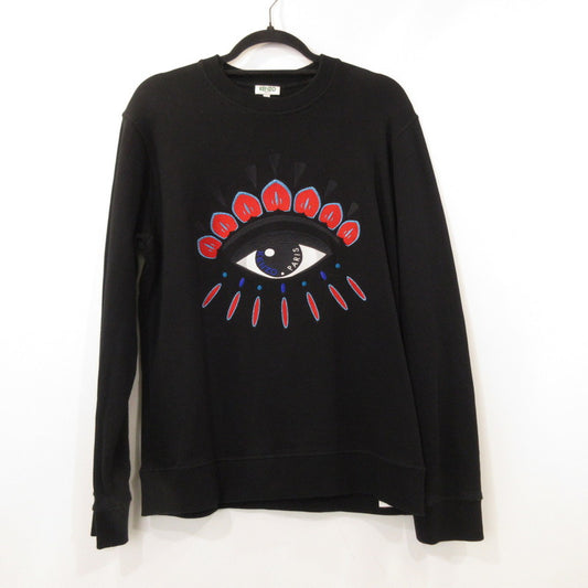 【中古】KENZO | ケンゾー EYE SWEAT SHIRT スウェット F965SW0584X7 国内正規品 ブラック サイズ：M