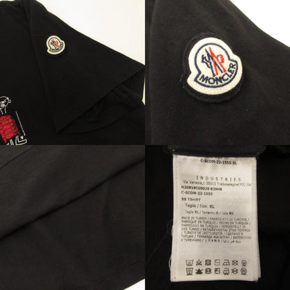 【中古】MONCLER | モンクレール SS TSHIRT 半袖Ｔシャツ H20918C00029 国内正規品 ブラック サイズ：XL