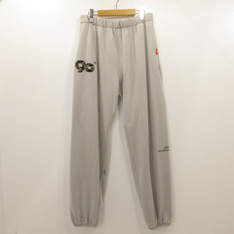【中古】9090 | ナインティナインティ 90 Logo Assort Sweat Pants パンツ NN1926 グレー サイズ：XL