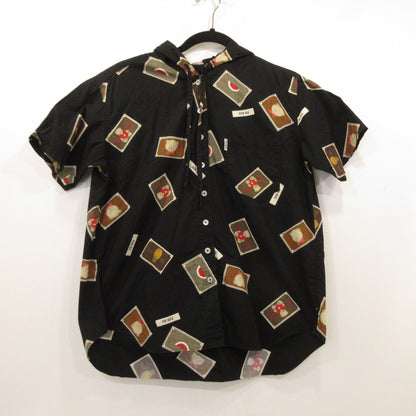 [Used] Short-sleeved Shirt P011JFB05 Black Size: L