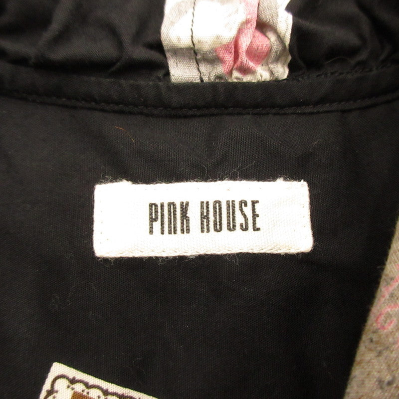 [Used] Short-sleeved Shirt P011JFB05 Black Size: L
