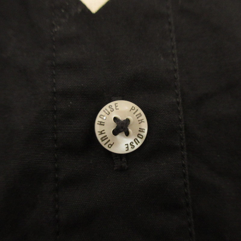 [Used] Short-sleeved Shirt P011JFB05 Black Size: L