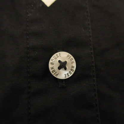 [Used] Short-sleeved Shirt P011JFB05 Black Size: L