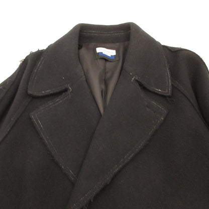 【中古】MAISON SPECIAL | メゾンスペシャル ウールカットオフステッチダブルオーバーコート その他アウター 11222161203 ｻｲｽﾞ:0 ブラック