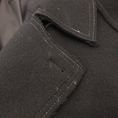 【中古】MAISON SPECIAL | メゾンスペシャル ウールカットオフステッチダブルオーバーコート その他アウター 11222161203 ｻｲｽﾞ:0 ブラック