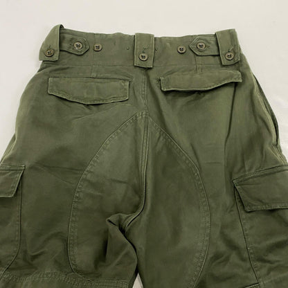 【中古】MILITARY衣料 | ミリタリーイリョウ M-64 カーゴパンツ ベルギー軍 SEYNTEX社 1982年製 オリーブ