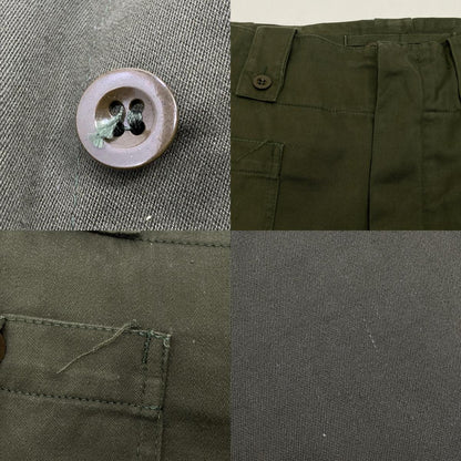 【中古】MILITARY衣料 | ミリタリーイリョウ M-64 カーゴパンツ ベルギー軍 SEYNTEX社 1982年製 オリーブ