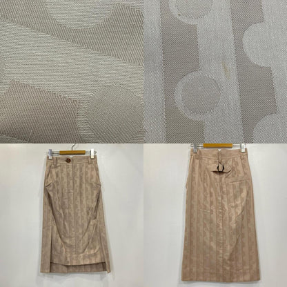 【中古】Vivienne Westwood Red Label | ヴィヴィアンウエストウッド レッドレーベル 変形ジャケット/変形タイトスカート セットアップ サイズ:上:2/下:1 ベージュ