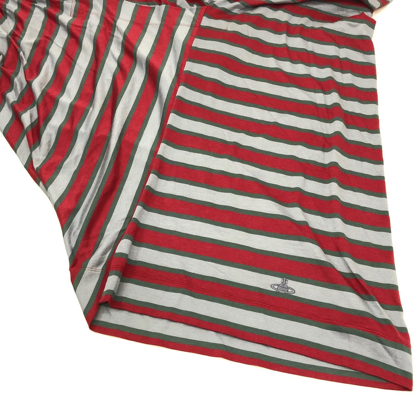 Vivienne Westwood Red Label | ヴィヴィアンウエストウッド レッドレーベル 変形ボーダーカットソー カットソー 16-03-362008 サイズ：2【姫路東店】