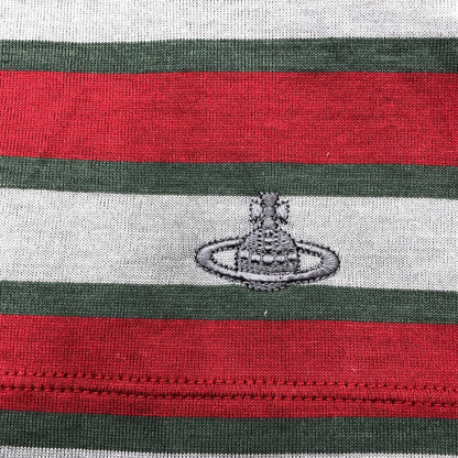Vivienne Westwood Red Label | ヴィヴィアンウエストウッド レッドレーベル 変形ボーダーカットソー カットソー 16-03-362008 サイズ：2【姫路東店】