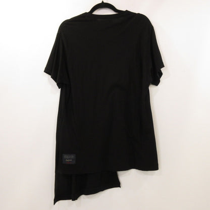 【中古】Yohji Yamamoto | ヨウジヤマモト リヨセル綿天竺 RE ナナメハギTシャツ 半袖Ｔシャツ HH-T56-570 ブラック サイズ：3